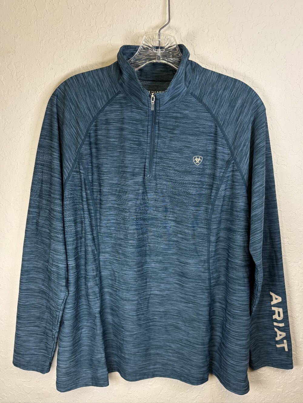 Ariat Tek Laguna 1/4 Zip Heather Performance Pullover Size XL